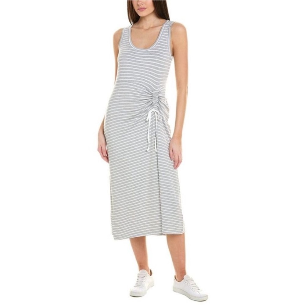 Cabi Gray Stripe Easy Dress #5974
